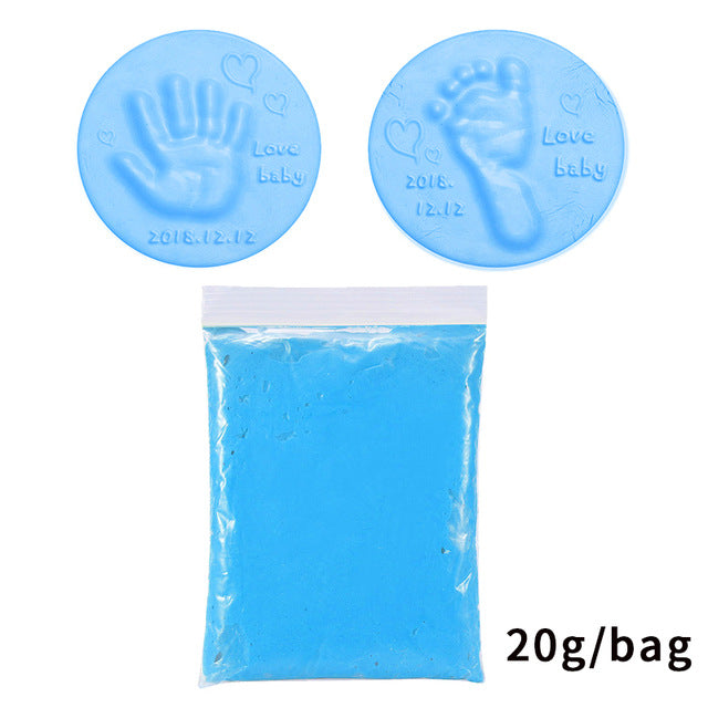 (Akin Friendly) Baby Hand Foot Inkpad Drying Soft Clay