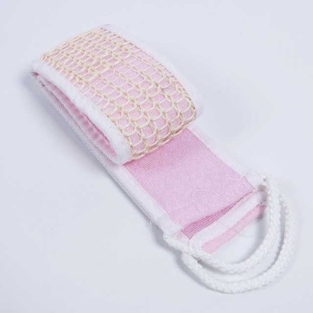Soft Loofah Back Scrubber Men Women Bath Towel Exfoliating Loofah Massage for Shower Body Cleaning